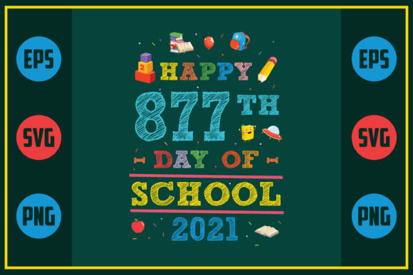 Happy 877th Day Graphics for Crafts